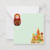 Russland Mitteilungskarte (Rückseite)