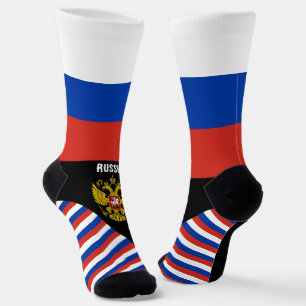 Russland, Mode, russische Flagge, patriotisch Socken