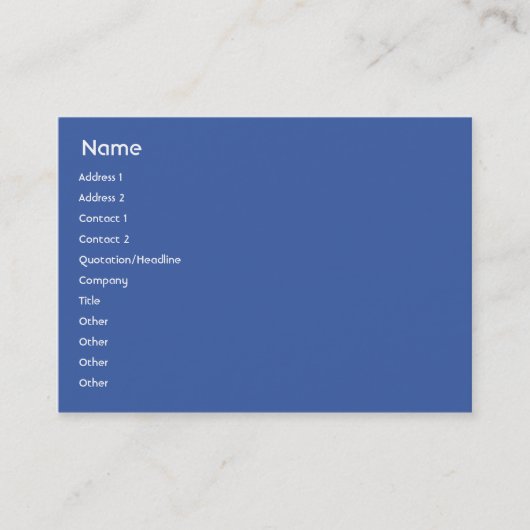 Russland - mollig visitenkarte (Vorderseite)