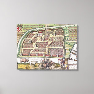 RUSSLAND: MOSKAU, 1591 LEINWANDDRUCK