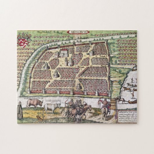 RUSSLAND: MOSKAU, 1591 PUZZLE (Horizontal)