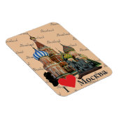 Russland Moskau Magnet (Rechte Seite)