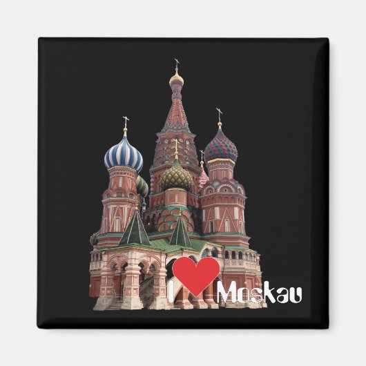 Russland Moskau Magnet (Vorne)