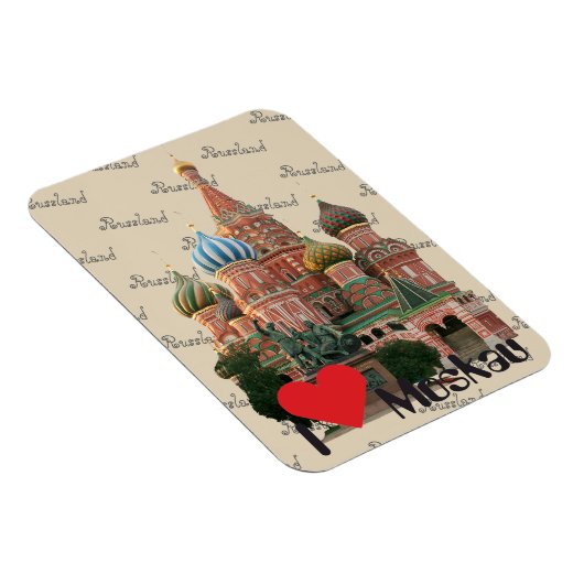 Russland Moskau Magnet (Rechte Seite)