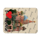 Russland Moskau Magnet (Horizontal)