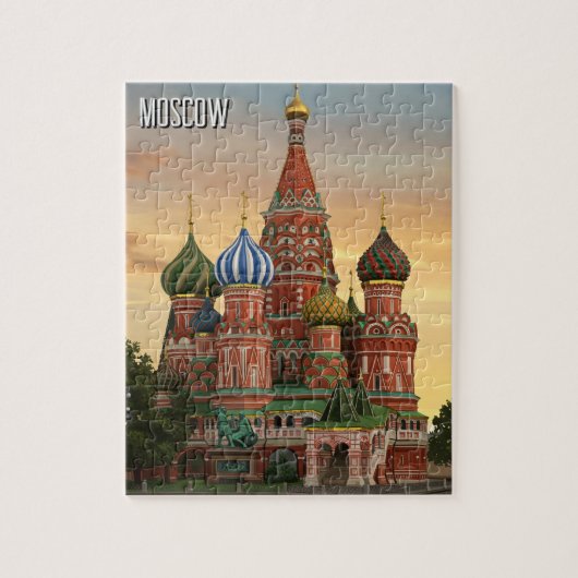 Russland Moskau Reisen Puzzle (Vertikal)
