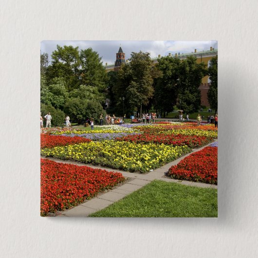 Russland, Moskau, Roter Platz, Alexandrowski Button (Vorderseite)