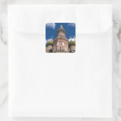 Russland, Moskau, Roter Platz. Basil 2 Quadratischer Aufkleber (Tasche)