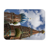 Russland, Moskau, Roter Platz. Basil 4 Magnet (Horizontal)