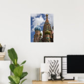 Russland, Moskau, Roter Platz. Basil 4 Poster (Heimbüro)