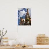 Russland, Moskau, Roter Platz. Basil 4 Poster (Küche)