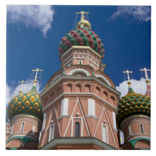 Russland, Moskau, Roter Platz. Basilius-Kathedrale Fliese