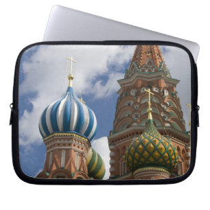 Russland, Moskau, Roter Platz. Basilius-Kathedrale Laptopschutzhülle