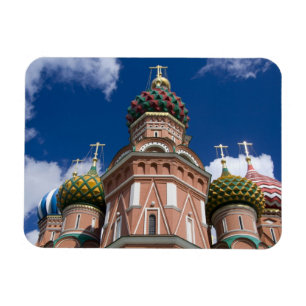 Russland, Moskau, Roter Platz. Basilius-Kathedrale Magnet