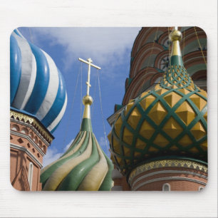 Russland, Moskau, Roter Platz. Basilius-Kathedrale Mousepad