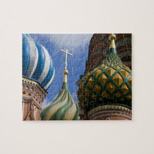 Russland, Moskau, Roter Platz. Basilius-Kathedrale Puzzle