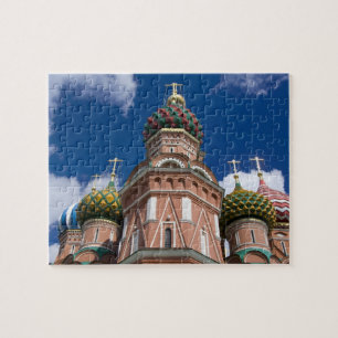 Russland, Moskau, Roter Platz. Basilius-Kathedrale Puzzle