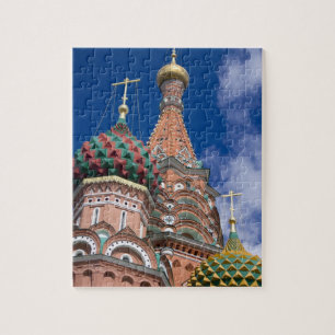 Russland, Moskau, Roter Platz. Basilius-Kathedrale Puzzle