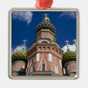 Russland, Moskau, Roter Platz. Basilius-Kathedrale Silbernes Ornament