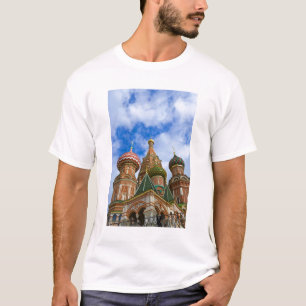 Russland, Moskau, Roter Platz, Basilius-Kathedrale T-Shirt