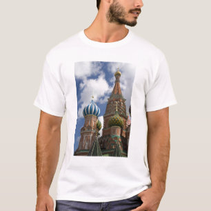Russland, Moskau, Roter Platz. Basilius-Kathedrale T-Shirt