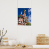 Russland, Moskau, Roter Platz. Basil's 5 Poster (Küche)