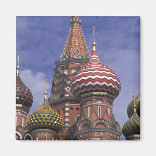 Russland, Moskau, Roter Platz. berühmte Zwiebeln d Magnet