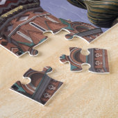 Russland, Moskau, Roter Platz. berühmte Zwiebeln v Puzzle (Seite)