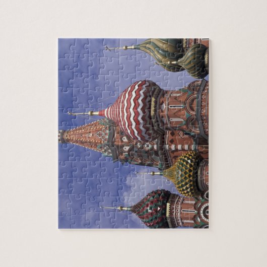 Russland, Moskau, Roter Platz. berühmte Zwiebeln v Puzzle (Vertikal)