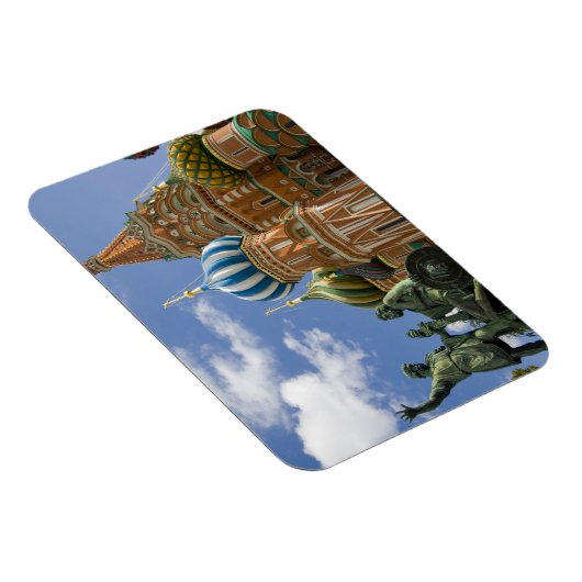 Russland, Moskau, Roter Platz. St. Basil's 3 Magnet (Rechte Seite)
