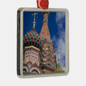 Russland, Moskau, Roter Platz. St. Basil's 5 Silbernes Ornament (Rechts)