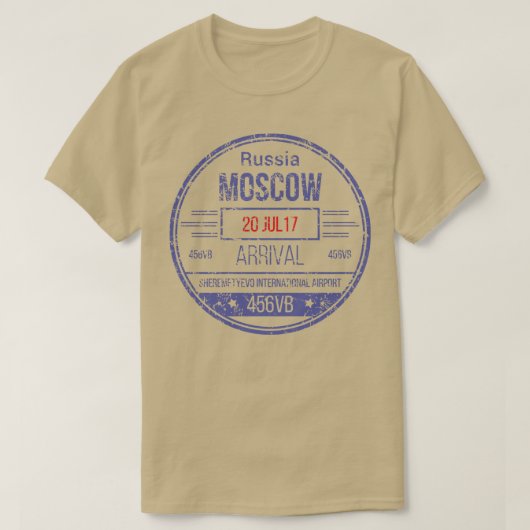 Russland Moskau T-Shirt (Design vorne)