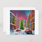 Russland, Moskau, Winterweihnachtskarte 2010 Postkarte (Vorne/Hinten)