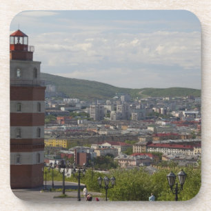 Russland, Murmansk. Größte Stadt nördlich der Untersetzer