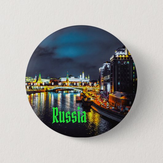 Russland oder Russische Föderation Moskau in der N Button (Vorderseite)