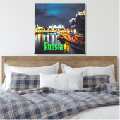 Russland oder Russische Föderation Moskau in der N Leinwanddruck (Insitu (Schlafzimmer))