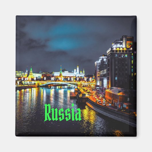 Russland oder Russische Föderation Moskau in der N Magnet (Vorne)