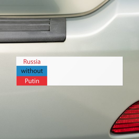 Russland ohne Putin Autoaufkleber (Auf Auto)