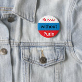 Russland ohne Putin Button (Beispiel)