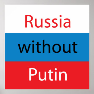 Russland ohne Putin Poster