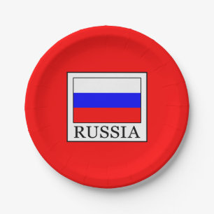 Russland Pappteller