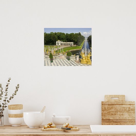 Russland. Petrodvorets. Peterhof Palace. Peter der Poster (Küche)