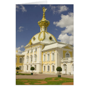 Russland. Petrodvorets. Peterhof-Palast. Peter der