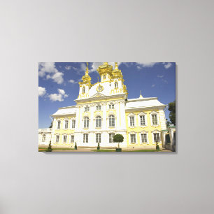 Russland. Petrodvorets. Peterhof-Palast. Peter der Leinwanddruck