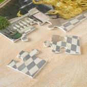 Russland. Petrodvorets. Peterhof-Palast. Peter der Puzzle (Seite)