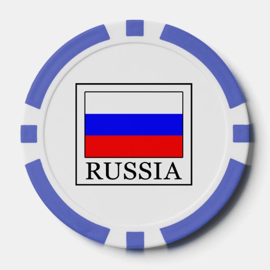 Russland Pokerchips (Vorderseite)