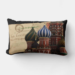 Russland Postcard Kathedrale Lumbar Pillow Lendenkissen