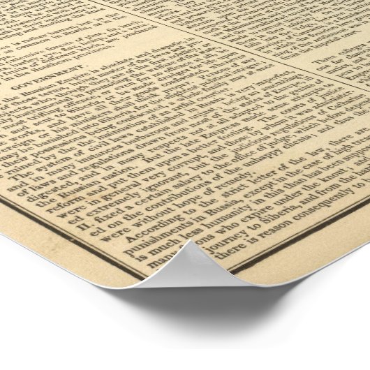 Russland Poster (Ecke)