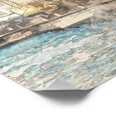 Russland-Poster von Sankt Petersburg - Vintage Tra Poster (Ecke)