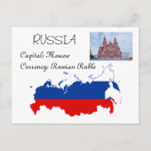 Russland Postkarte (Vorderseite)